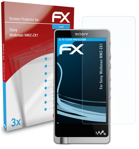 atFoliX FX-Clear Schutzfolie für Sony Walkman NWZ-ZX1