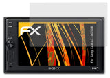 Panzerfolie atFoliX kompatibel mit Sony XAV-AX1005DB, entspiegelnde und stoßdämpfende FX (3X)