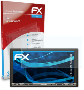 atFoliX FX-Clear Schutzfolie für Sony XAV-AX3005DB