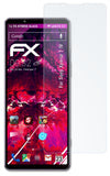 Glasfolie atFoliX kompatibel mit Sony Xperia 1 IV, 9H Hybrid-Glass FX