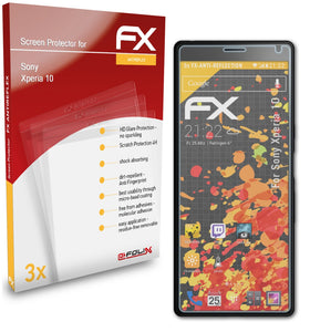 atFoliX FX-Antireflex Displayschutzfolie für Sony Xperia 10