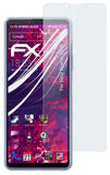Glasfolie atFoliX kompatibel mit Sony Xperia 10 III, 9H Hybrid-Glass FX