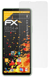 Panzerfolie atFoliX kompatibel mit Sony Xperia 10 V, entspiegelnde und stoßdämpfende FX (3X)