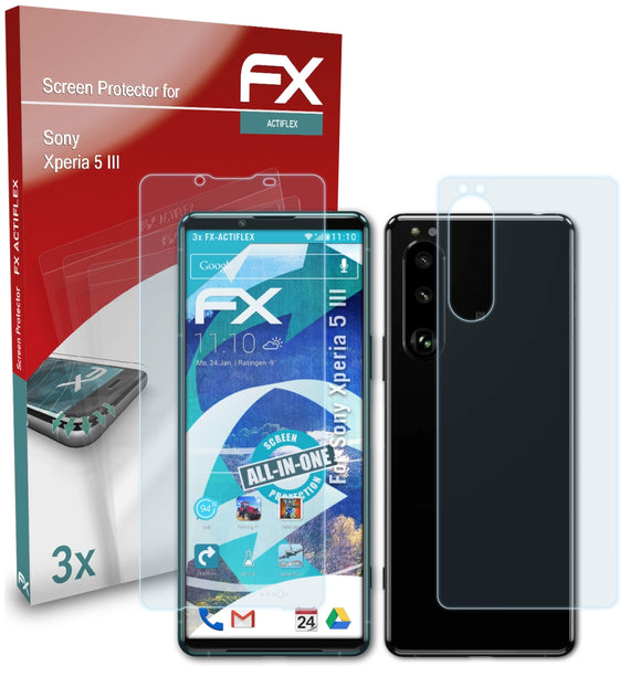 atFoliX FX-ActiFleX Displayschutzfolie für Sony Xperia 5 III