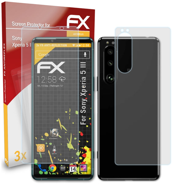 atFoliX FX-Antireflex Displayschutzfolie für Sony Xperia 5 III