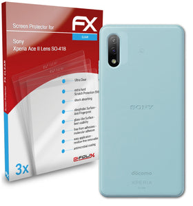 atFoliX FX-Clear Schutzfolie für Sony Xperia Ace II Lens (SO-41B)