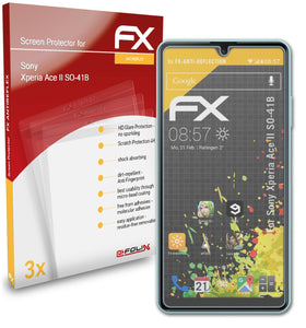 atFoliX FX-Antireflex Displayschutzfolie für Sony Xperia Ace II (SO-41B)