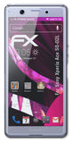 Glasfolie atFoliX kompatibel mit Sony Xperia Ace SO-02L, 9H Hybrid-Glass FX