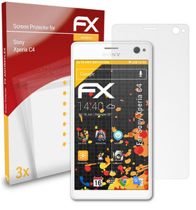 atFoliX FX-Antireflex Displayschutzfolie für Sony Xperia C4