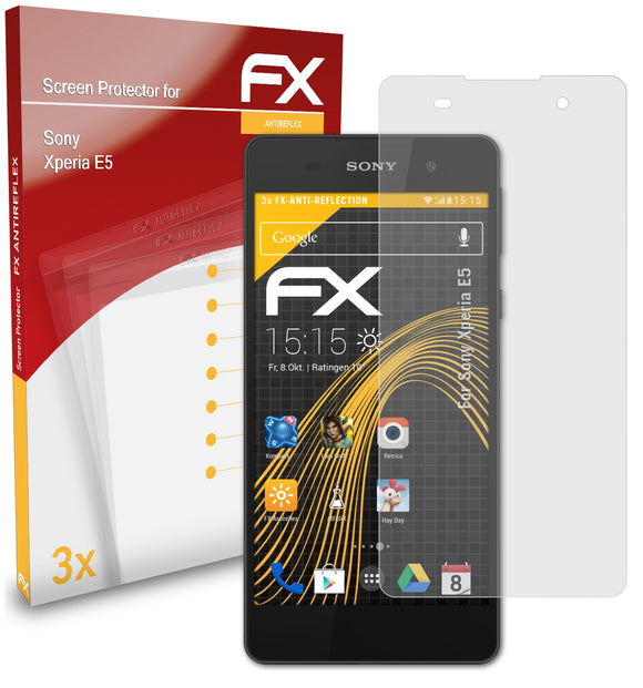 atFoliX FX-Antireflex Displayschutzfolie für Sony Xperia E5