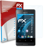atFoliX FX-Clear Schutzfolie für Sony Xperia Go