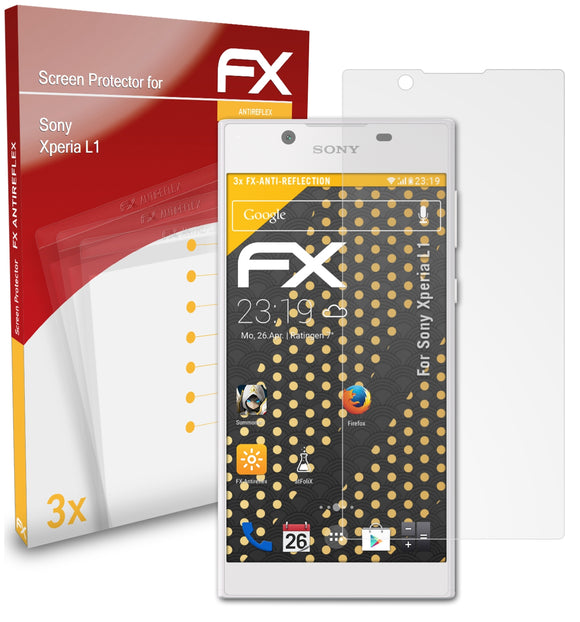 atFoliX FX-Antireflex Displayschutzfolie für Sony Xperia L1