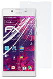 Glasfolie atFoliX kompatibel mit Sony Xperia L1, 9H Hybrid-Glass FX