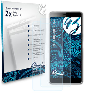 Bruni Basics-Clear Displayschutzfolie für Sony Xperia L3