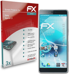 atFoliX FX-ActiFleX Displayschutzfolie für Sony Xperia L3