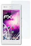 Glasfolie atFoliX kompatibel mit Sony Xperia M, 9H Hybrid-Glass FX