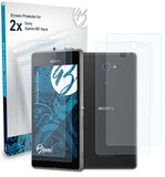 Bruni Basics-Clear Displayschutzfolie für Sony Xperia M2 Aqua