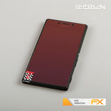 Panzerfolie atFoliX kompatibel mit Sony Xperia M2, entspiegelnde und stoßdämpfende FX (3er Set)