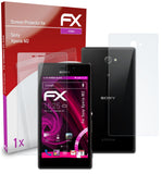 atFoliX FX-Hybrid-Glass Panzerglasfolie für Sony Xperia M2