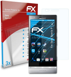 atFoliX FX-Clear Schutzfolie für Sony Xperia P