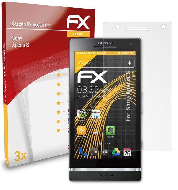 atFoliX FX-Antireflex Displayschutzfolie für Sony Xperia S