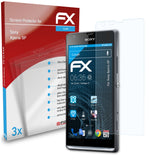 atFoliX FX-Clear Schutzfolie für Sony Xperia SP