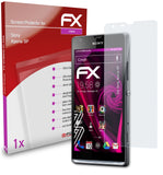 atFoliX FX-Hybrid-Glass Panzerglasfolie für Sony Xperia SP