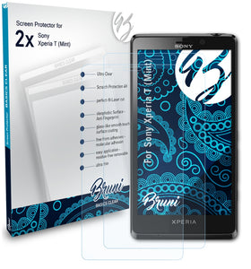 Bruni Basics-Clear Displayschutzfolie für Sony Xperia T (Mint)