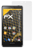 Panzerfolie atFoliX kompatibel mit Sony Xperia T (Mint), entspiegelnde und stoßdämpfende FX (3X)