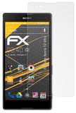 Panzerfolie atFoliX kompatibel mit Sony Xperia T2 Ultra, entspiegelnde und stoßdämpfende FX (3X)