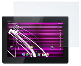 Glasfolie atFoliX kompatibel mit Sony Xperia Tablet S, 9H Hybrid-Glass FX