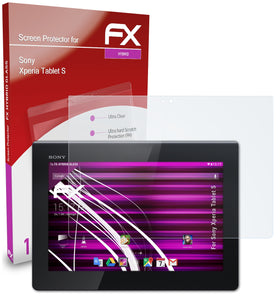 atFoliX FX-Hybrid-Glass Panzerglasfolie für Sony Xperia Tablet S