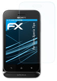 Schutzfolie atFoliX kompatibel mit Sony Xperia Tipo, ultraklare FX (3X)