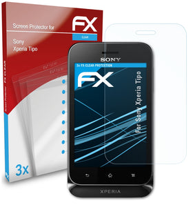 atFoliX FX-Clear Schutzfolie für Sony Xperia Tipo