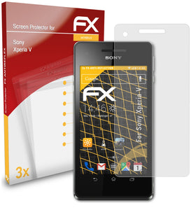 atFoliX FX-Antireflex Displayschutzfolie für Sony Xperia V