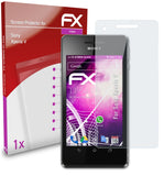 atFoliX FX-Hybrid-Glass Panzerglasfolie für Sony Xperia V