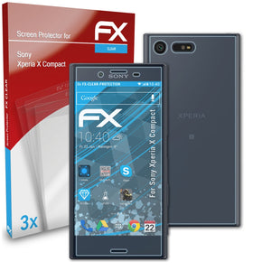 atFoliX FX-Clear Schutzfolie für Sony Xperia X Compact