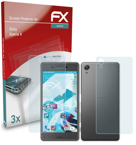 atFoliX FX-ActiFleX Displayschutzfolie für Sony Xperia X