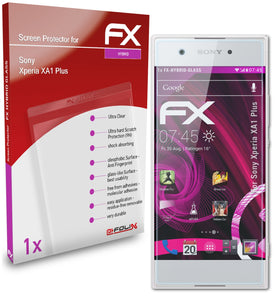 atFoliX FX-Hybrid-Glass Panzerglasfolie für Sony Xperia XA1 Plus