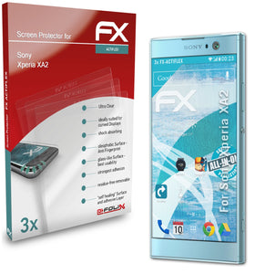 atFoliX FX-ActiFleX Displayschutzfolie für Sony Xperia XA2