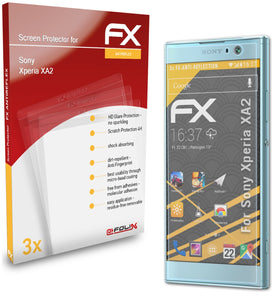 atFoliX FX-Antireflex Displayschutzfolie für Sony Xperia XA2