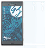 Schutzfolie Bruni kompatibel mit Sony Xperia XZ, glasklare (2er Set)