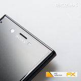 Panzerfolie atFoliX kompatibel mit Sony Xperia XZ, entspiegelnde und stoßdämpfende FX (3er Set)