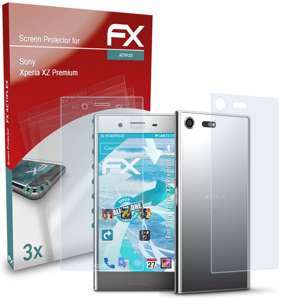 atFoliX FX-ActiFleX Displayschutzfolie für Sony Xperia XZ Premium