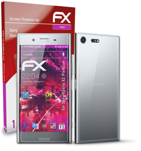 atFoliX FX-Hybrid-Glass Panzerglasfolie für Sony Xperia XZ Premium