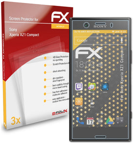 atFoliX FX-Antireflex Displayschutzfolie für Sony Xperia XZ1 Compact