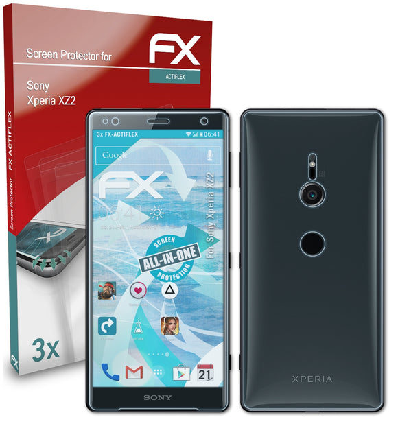 atFoliX FX-ActiFleX Displayschutzfolie für Sony Xperia XZ2