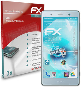 atFoliX FX-ActiFleX Displayschutzfolie für Sony Xperia XZ2 Premium