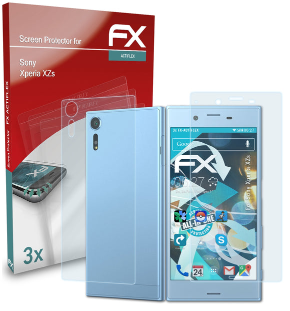 atFoliX FX-ActiFleX Displayschutzfolie für Sony Xperia XZs