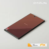 Panzerfolie atFoliX kompatibel mit Sony Xperia Z Ultra, entspiegelnde und stoßdämpfende FX (3er Set)